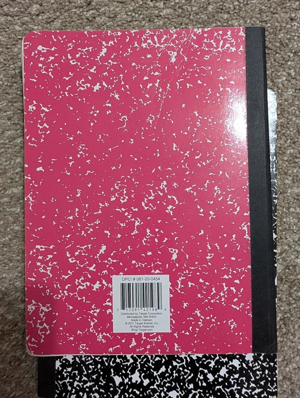 3 Pack Composition Wild Ruled Notebook